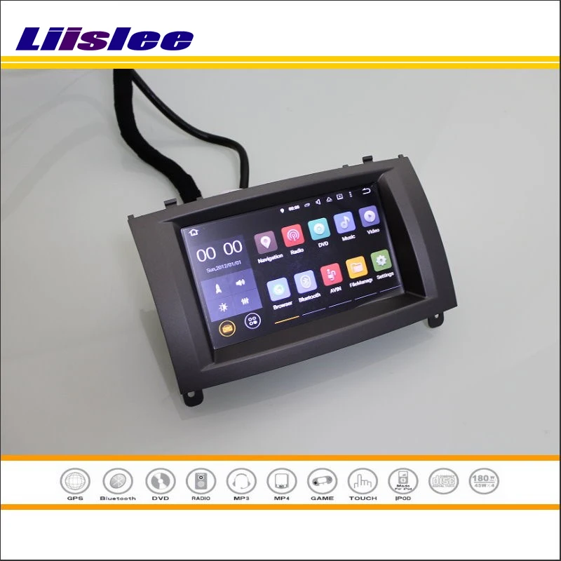 Top Liislee For Peugeot 407 2004~2010 - Car Stereo Radio DVD Player GPS MAP NAVI Navigation 1080P Touch Screen W8 Multimedia System 1