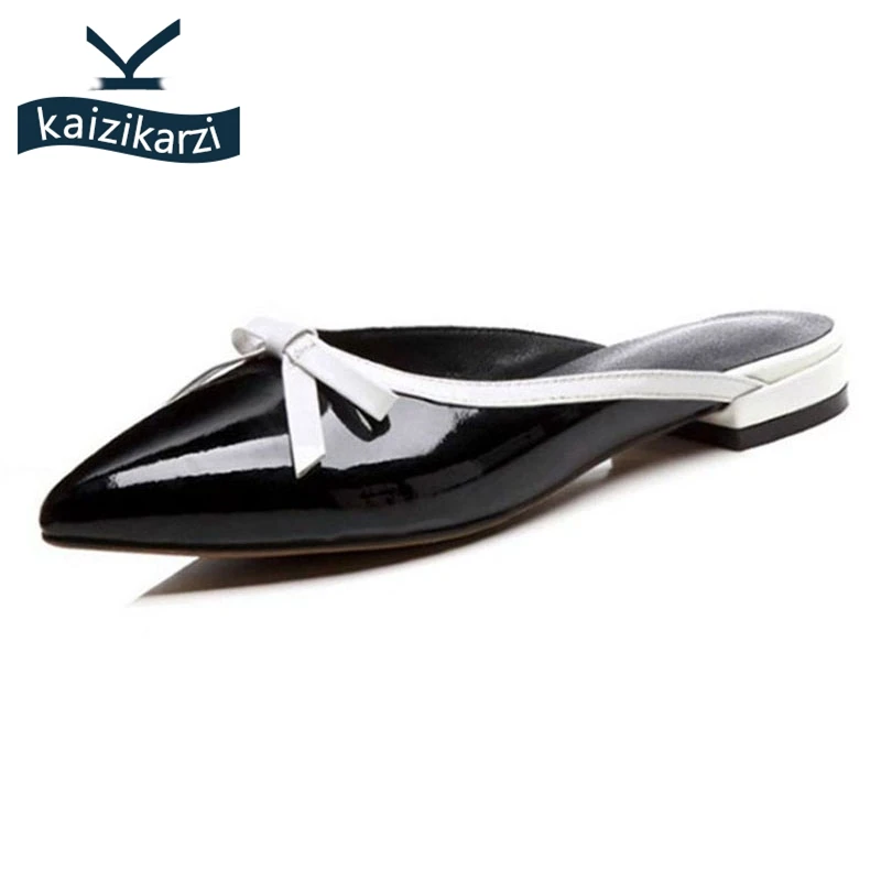 Toe Sandals Women Genuine 40 33 Kaizikarzi Size Slipper Summer