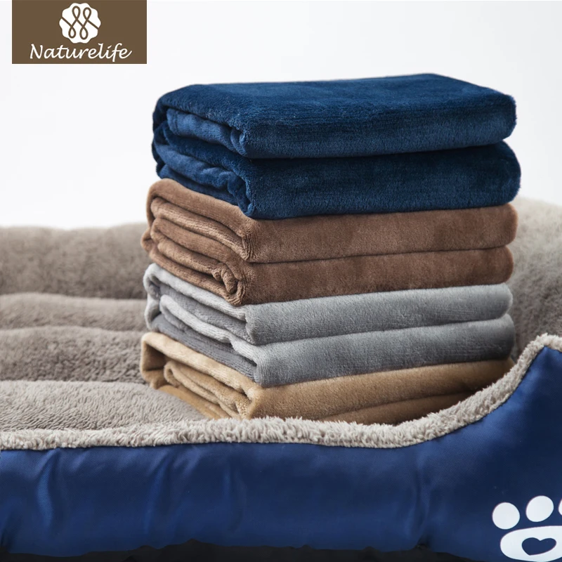 

Naturelife Warm Blanket for Dog Bed and Pets Washable Small Size Throw Manta Soft Blanket for Dog and Cat Cushion Manta Coberto