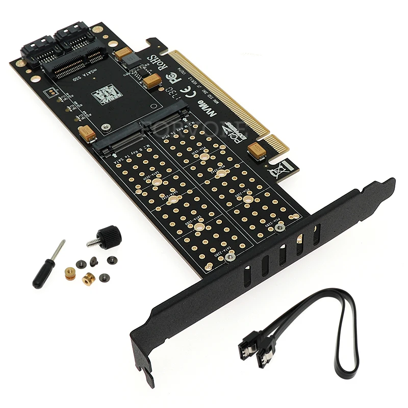 Wholesale PCI Express 3.0 X16 NVMe NGFF M.2 mSATA 3 in 1 Expansion ...