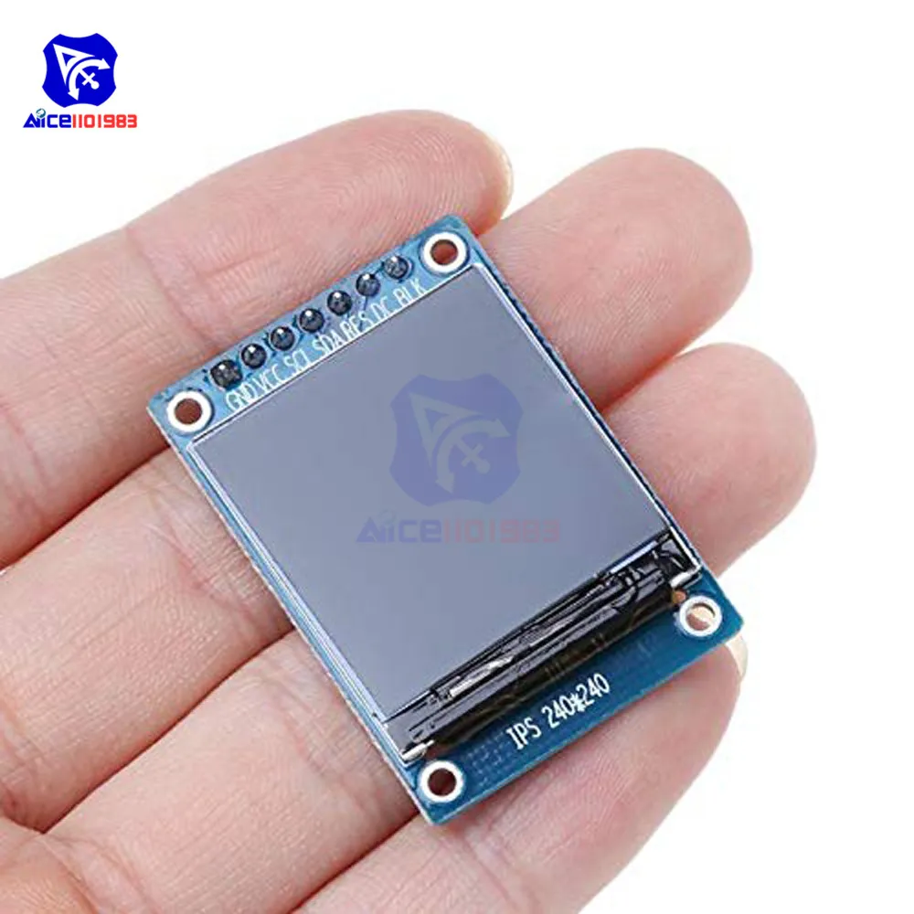1 3 дюймовый TFT ЖК экран diymore модуль дисплея 240240 IPS полноцветный 7Pin интерфейс SPI ST7789