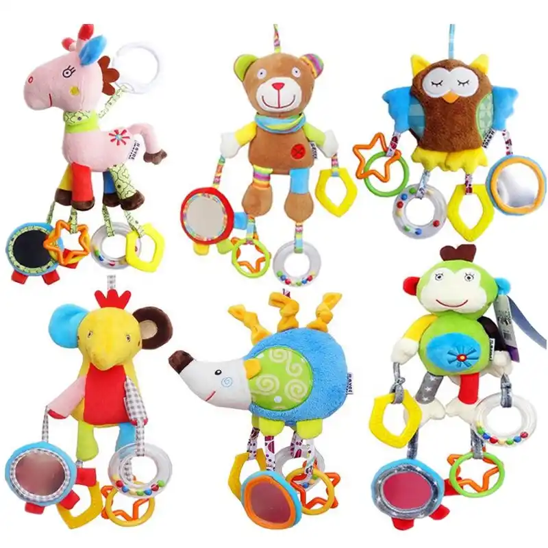 sonajeros de peluche para bebes