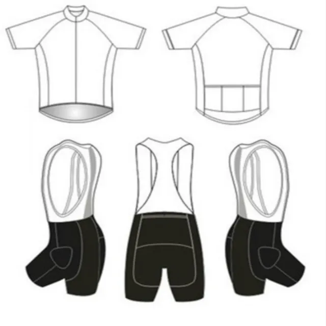 Custom Cycling Jersey with Reflective Zipper Pocket Short & Long Sleeve