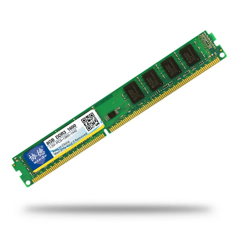 Xiede настольный компьютер оперативная память модуль Ddr3 1600 Pc3-12800 240Pin Dimm 1600 МГц для Amd/Inter