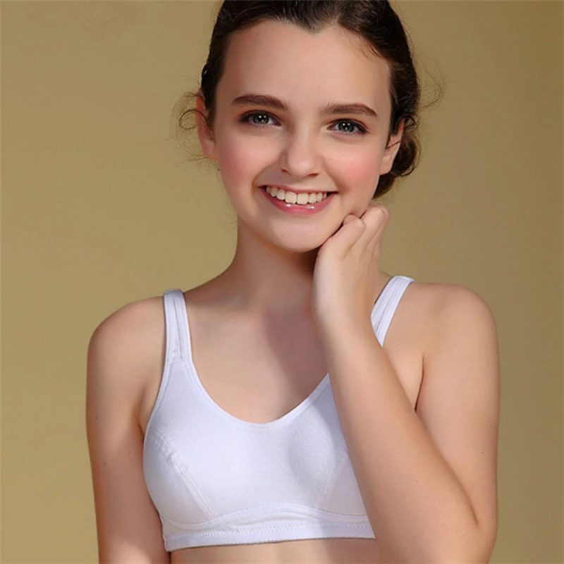 teen in sports bra