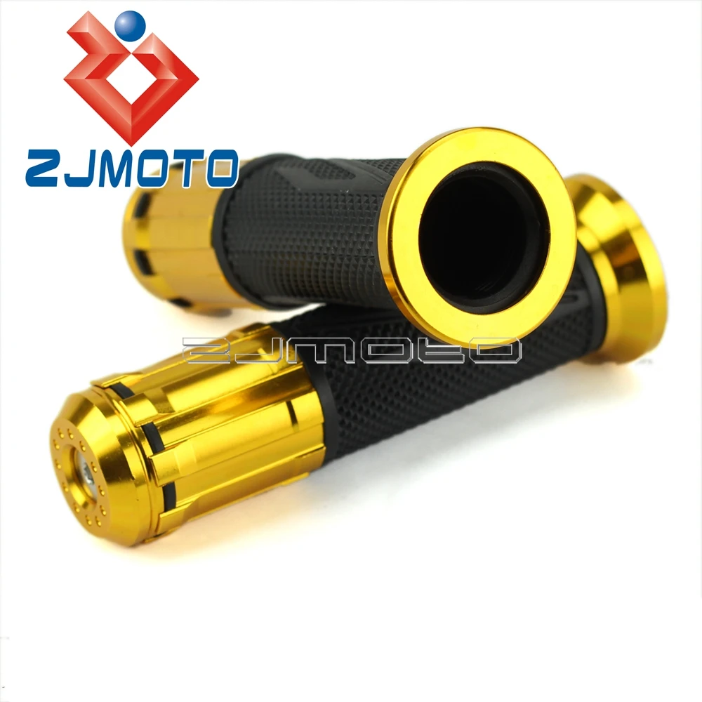 Мотоцикл ZJMOTO 7/8 &quot22 мм золото Алюминий универсальный мотоцикл Отопление ручка с