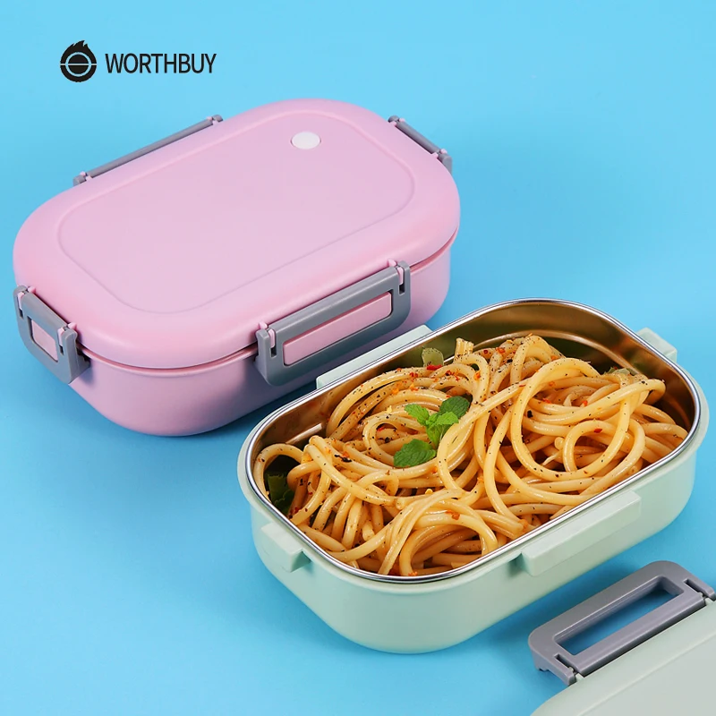 www.neverfullmm.com : Buy WORTHBUY Microwave Lunch Box For Kids Japanese Food Container LeakProof 304 ...