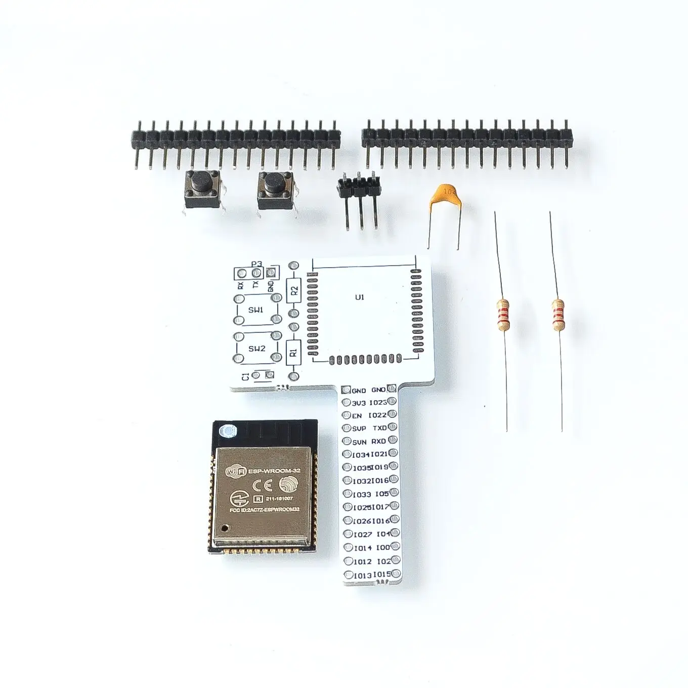 Макетная плата ESP32 rev1 (rev one) с поддержкой Wi Fi и Bluetooth|Интегральные схемы| |