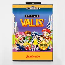 Valis 16 бит MD карта с розничной коробкой для Sega megadrive Видео игровой консоли системы