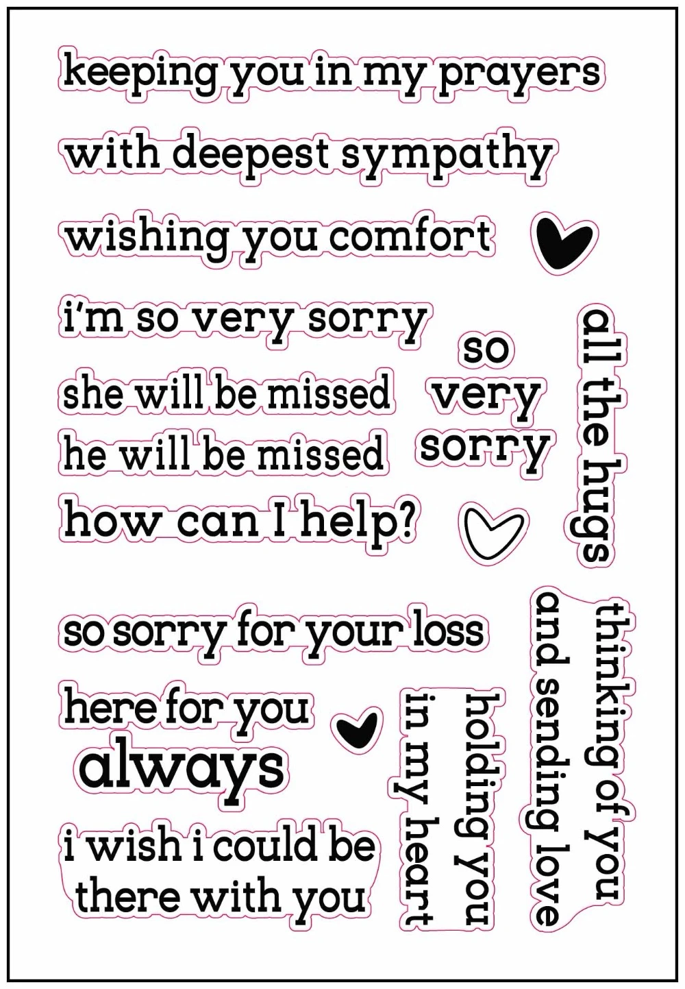 Gawei Words Happy Birthday With Sympathy Clear Stamps Sentiments For Card Making And Diy Scrapbooking Transparent Stamps Silicone Stamps Photo Album Stamps Ink Pads Stamps Rbafamilylaw Com