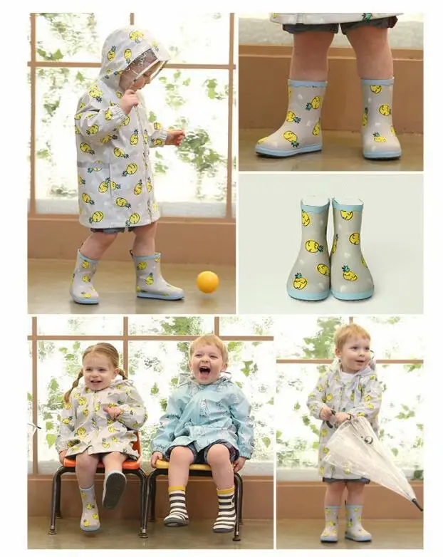 Популярная новинка; модная классическая детская обувь из ПВХ; резиновая детская обувь с героями мультфильмов; детская водонепроницаемая обувь; непромокаемые сапоги
