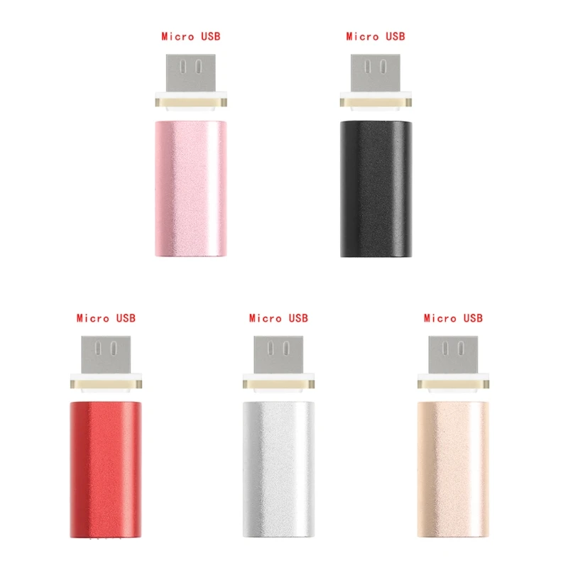 

Magnetic Micro USB Female To Male Metal Plug Converter Adapter For Android Phone