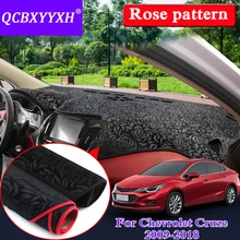 Автомобильный Стайлинг Противоскользящий коврик для Chevrolet Cruze 2009- LHD& RHD розовый узор приборной панели коврик защитная накладка тент чехол для подушки