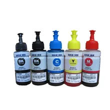 5 x краски для чернил OEM пополнения чернил комплект 70 мл для Epson L100 L110 L200 L210 L300 L355 L120 L130 L1300 L220 L310 L365 L455 L550 L565