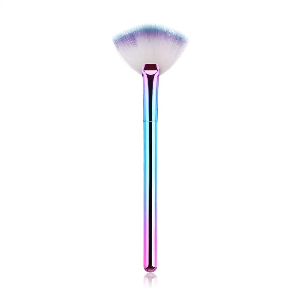 

1 Pcs Fan-Shaped Sweet Colorfull Makeup Brush Smart Face Powder Foundation Portable Cute Slim Cosmetic Beauty Tool