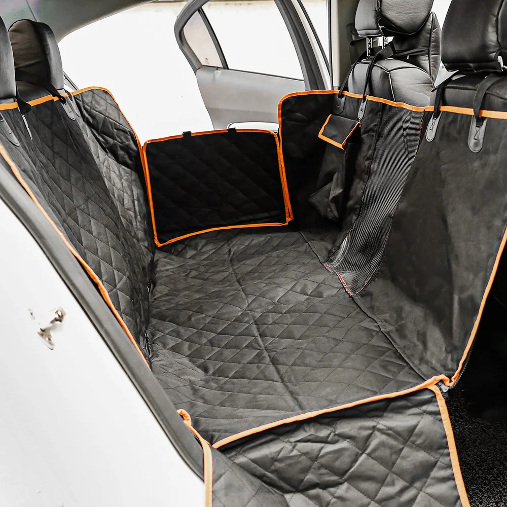

Pet carriers Oxford Fabric Paw pattern Car Pet Seat Cover Dog Car Back Seat Carrier Waterproof Pet Mat Hammock Cushion Protector