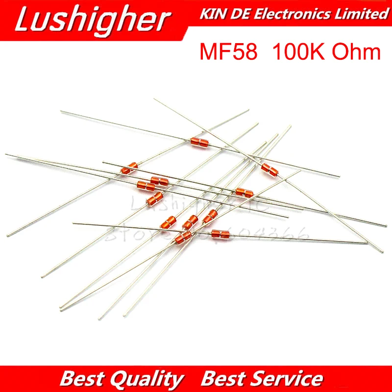 

20 Pcs MF58 Thermal Resistor NTC MF58 3950 B 100K Ohm 5%