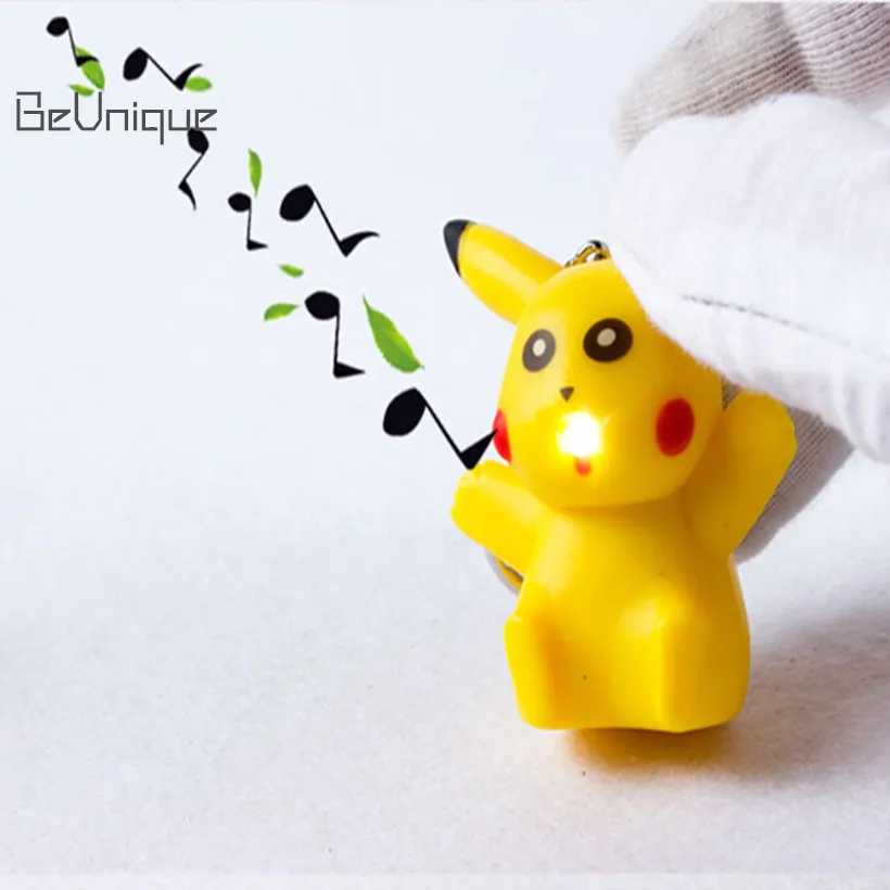 Digimon Pikachu LED Key chain with Sound & Light Cute