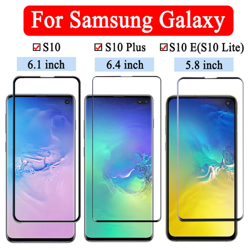 Защитное стекло для samsung Galaxy S10E S10 Plus lite безопасная защита экрана samsun galax S 10 E