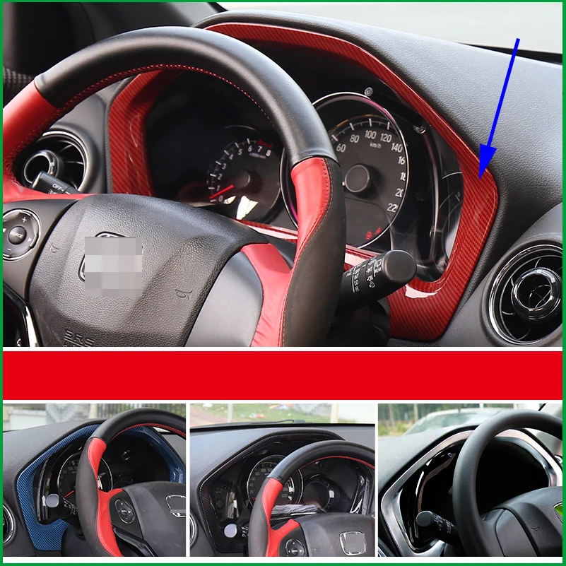 

For Honda HR-V HRV 2014 2015 2016 2017 ABS Dashboard Instrument Gauge Panel Frame Cover Trim Bezel Molding Garnish Car-styling