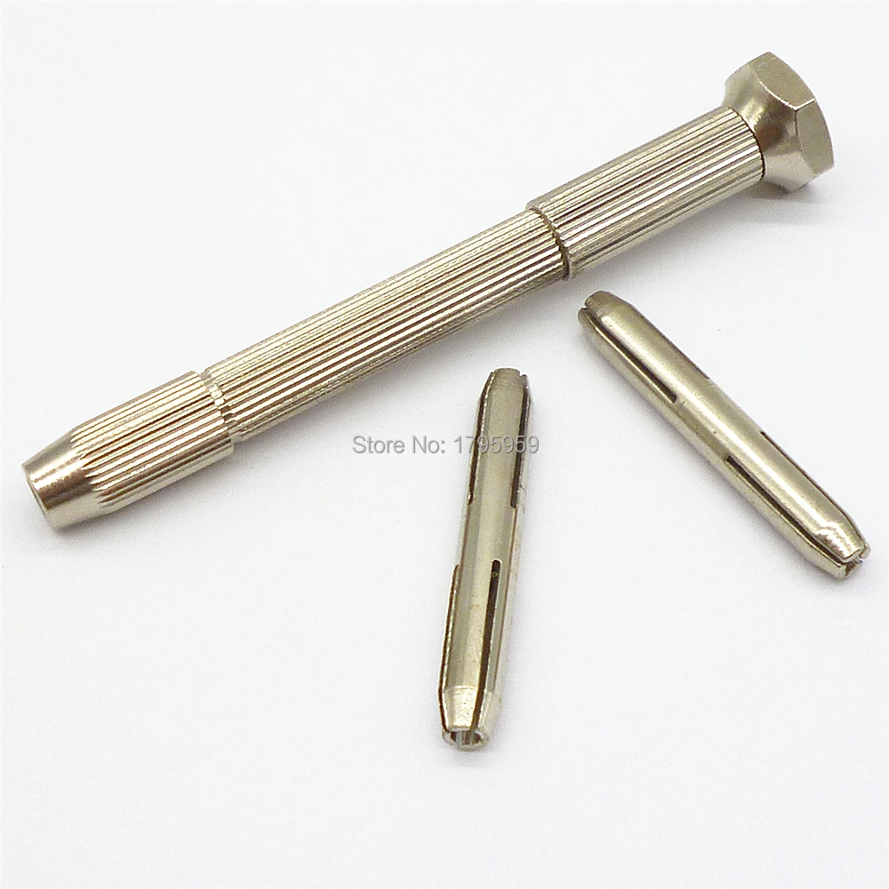

Swivel Head Pin Vise Mirco Hand Drill Chuck Capacity Range 0.1-3.2mm for Crafts Jewelry Watch Making Repair Precision Hand Tool