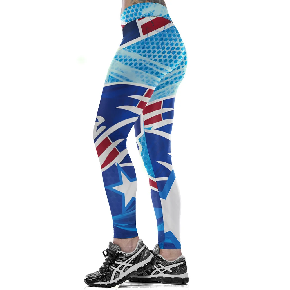 

Unisex Football Team Patriots Print Tight Pants Workout Gym Training Running Yoga Sport Fitness Exercise Leggings Dropshipping