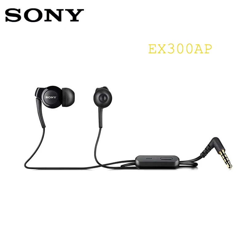 

Original Sony EX300AP Earphone 3.5mm In-Ear Headset With Mic For Sony Xperia 10 Plus XZ1 XZ2 XZ3 Premium X XZ4 Compact XA2 XA3