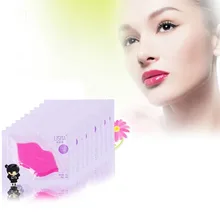 10 шт. увлажняющие маски для губ Губы уход Коллаген губ Фильм Маска увлажняющий, отшелушивающий Губы уход Красота Essentials