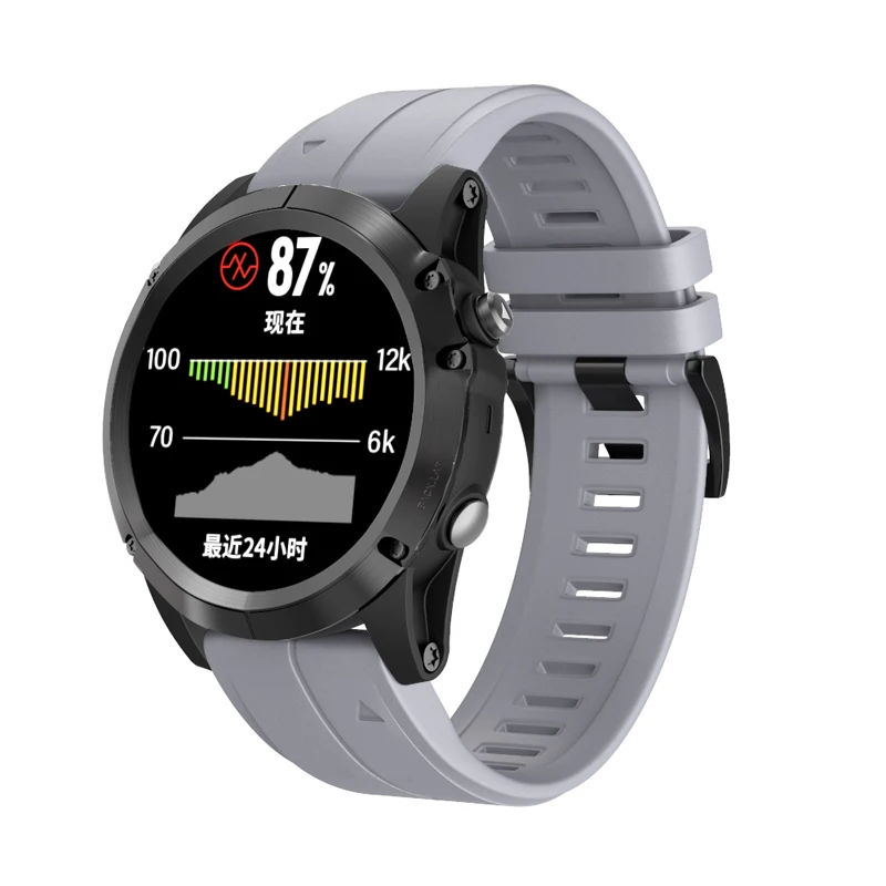 26 мм 22 мм быстросъемный силиконовый ремешок для часов EasyFit ремешок для Garmin Fenix 5X5 5X Plus 3 3HR D2 S60 MK1 Смарт-часы ремешок на запястье