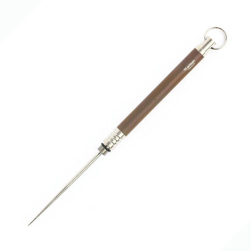 

Tiartisan Eco-Friendly Titanium Ultralight Portable Toothpick set With Holder Random color delivery