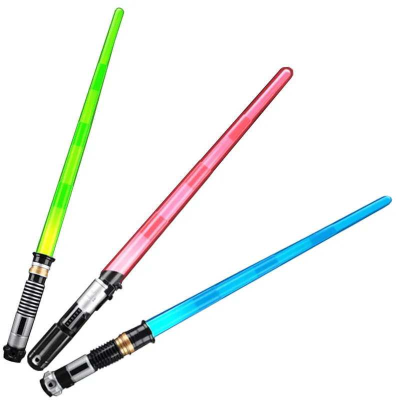 

1PCS Boy and Girl Lightsaber Shine Laser Sword Model Creative Gift Cosplay Sword LED Flash Rod Children's Flashing Toys