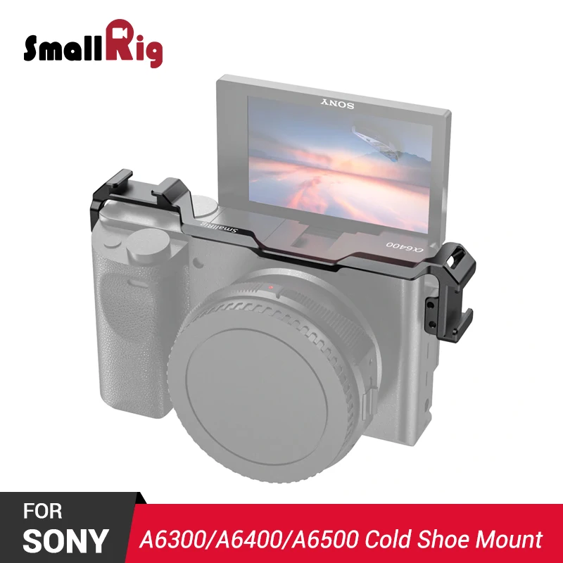 SmallRig крепление для холодного башмака для sony A6300/A6400/A6500 для микрофона вспышка светильник Vlogginh DIY варианты BUC2334