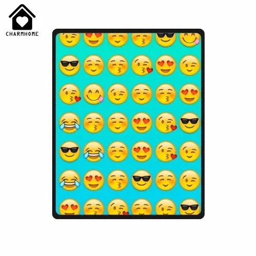 charmhome custom fleece throw blanket emoji bed blankets for adults