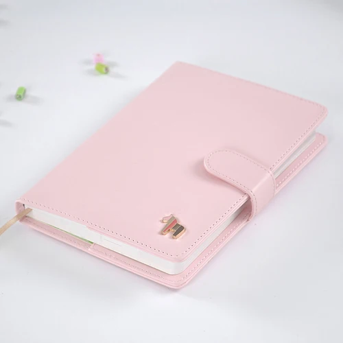 Новое поступление еженедельник сладкий блокнот без ограничения года креативный студенческий дневник с расписанием книга цветные страницы школьные принадлежности - Цвет: Pink
