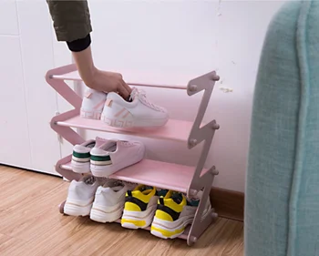 

Multi-Layer Shoe Rack Organizer Shelf Holder Storage Book Shelf Save Space Slippers High Heels