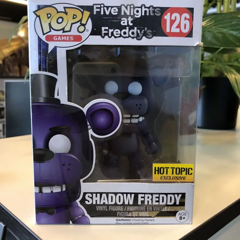 Горячая тема эксклюзивный Funko pop официальный Five Nights at Freddys Shadow Freddy Виниловая