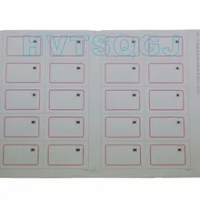 3000 шт заводская цена 13,56 МГц RFID Инкрустация iso14443