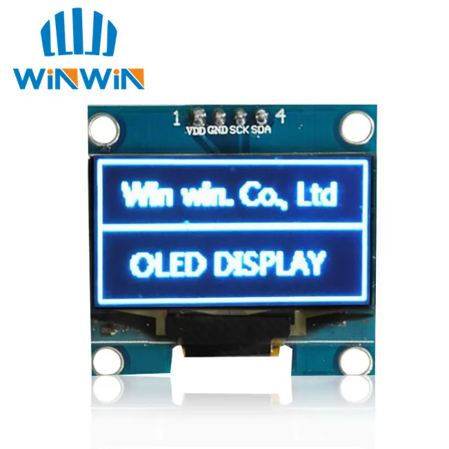 

D12 1PCS 1.3" OLED module blue color IIC I2C 128X64 1.3 inch OLED LCD LED Display Module 1.3" IIC I2C Communicate