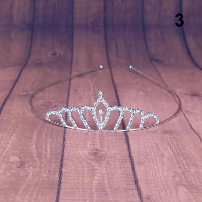 1 шт. короны для девочек Tiaras Выпускной День рождения свадебные диадемы Принцесса Корона TT@ 88