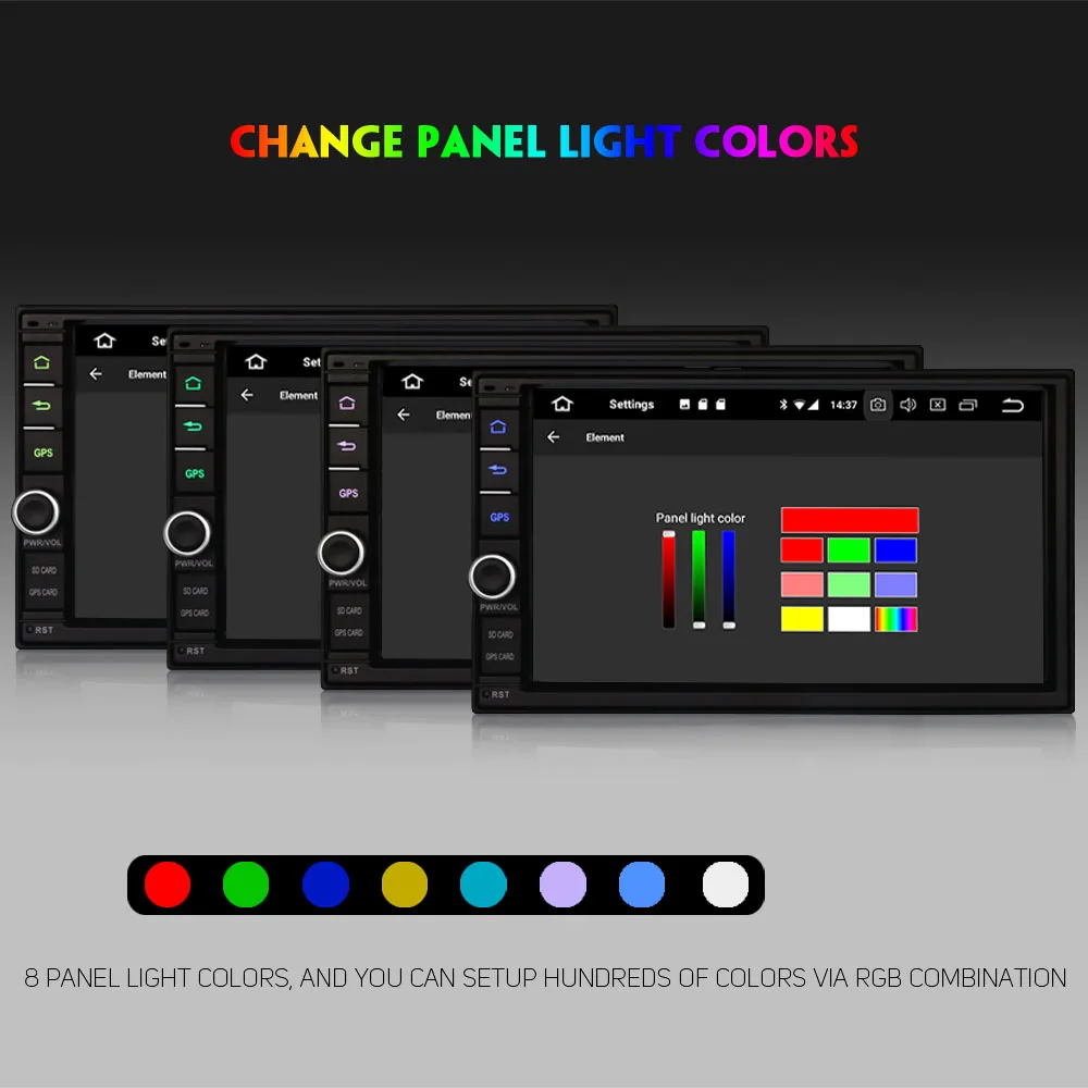 Perfect Car Multimedia Player Octa Core 7" Android 8.0 DAB+ Autoradio double din GPS NAVI Bluetooth 4G WiFi RDS OBD2 DVR Radio DVT-IN 2