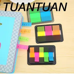 Tuantuan DIY новый красочный Примечание школа офиса канцелярские милые Цветной блокнот прекрасный липкий Бумага