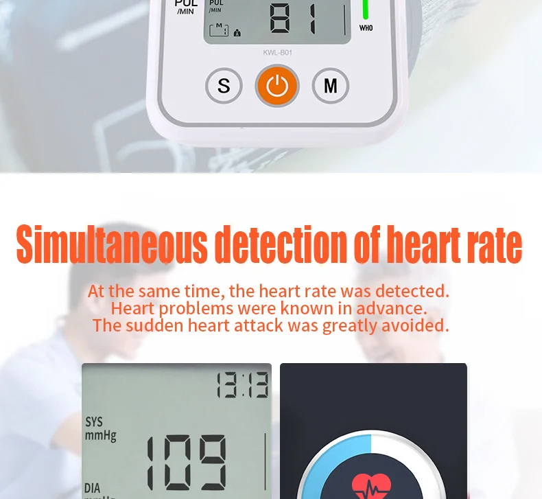 Бытовой медицинский монитор для измерения артериального давления, автоматический тонометр, сфигмоманометр, Тензиометр, измеритель пульса
