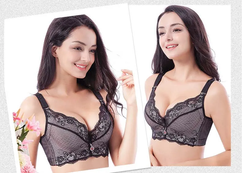 Push Up Bras For Women Bralette Plus Size Bra 46 48 ABC Cup Lingerie Sexy Lace Brassiere BH Underwear Women Soutien Gorge Female 22