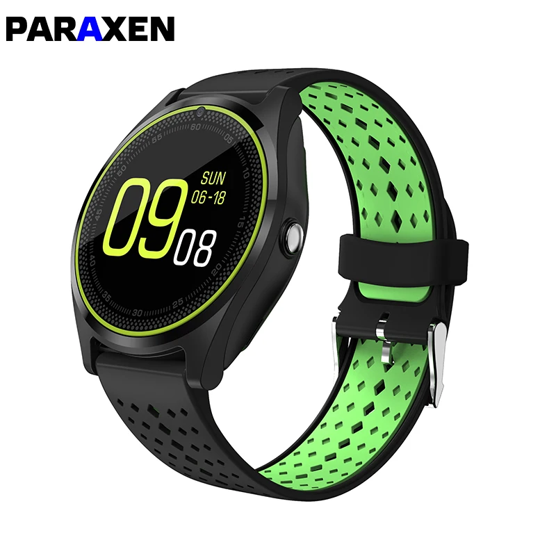 PARAXEN Smart Watch V9 Support Camera Bluetooth Wristband SIM Card Movement Bracelet for Men Women For IOS Android