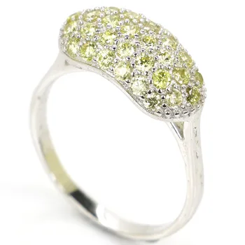 

18x9mm 3.3g Ravishing Top Citrine Woman's Real 925 Solid Sterling Silver Rings