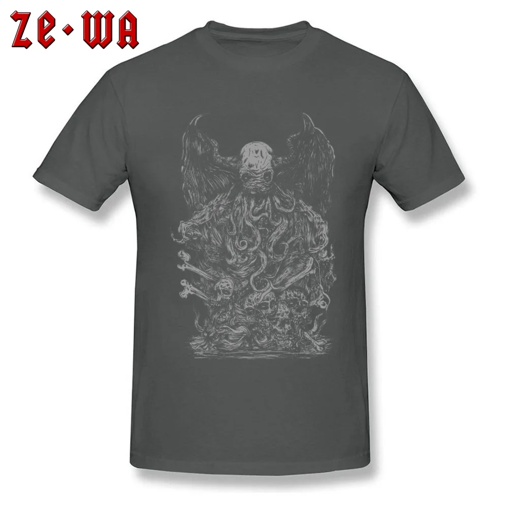 Comics cthulhu Design Short Sleeve Summer Tops Shirt 2018 Discount O-Neck 100% Cotton Sweatshirts Men Tshirts Wholesale cthulhu carbon