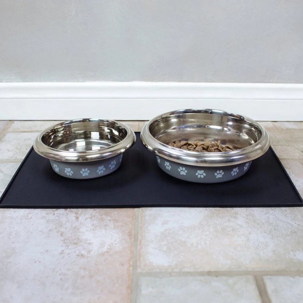 Pet Feeding Mat for Dog Cat Premium FDA Grade Silicone Waterproof Dog