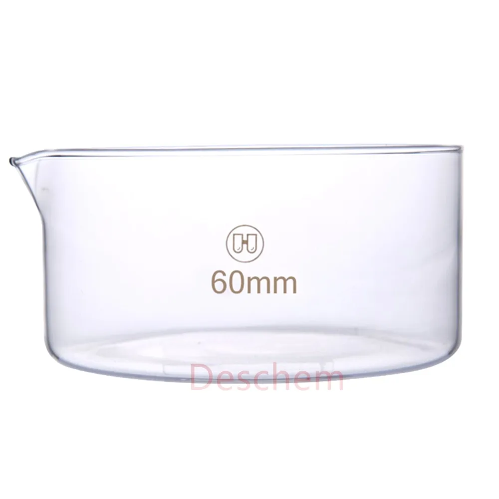

60mm*40mm,Glass Crystallizing Dish,Laboratory Chemistry Glassware,OD 6CM