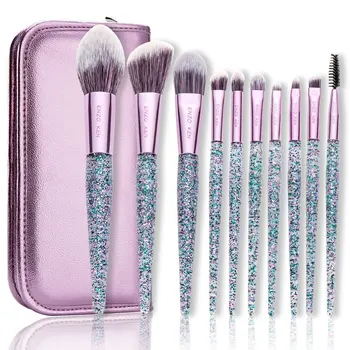 

Women Makeup Brushes Christmas Gift ENZO KEN 10pcs/8pcs Synthetic Blush Brush Make up Brushes Set Professional