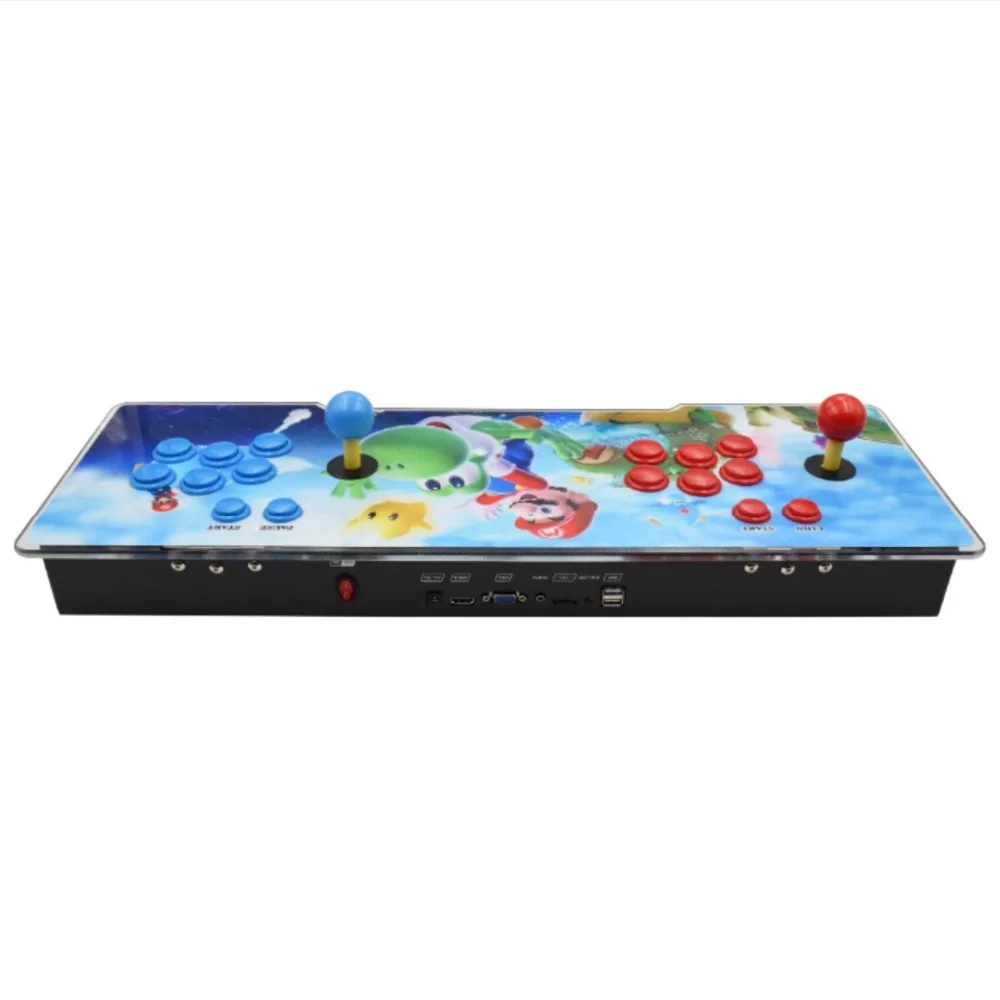 Newest box 1388/2020 in 1 game arcade console usb joystick arcade buttons with pause 2 players control machine pandora box 6S HD
